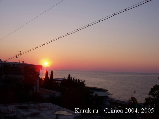 восход солнца в крыму