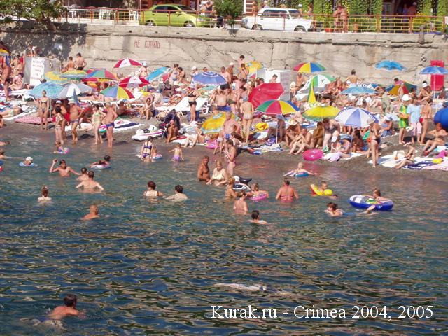 фото пляж алушта крым